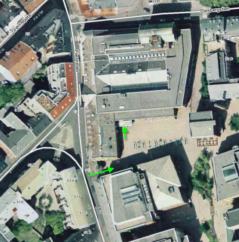 Map Festsalen Entrance