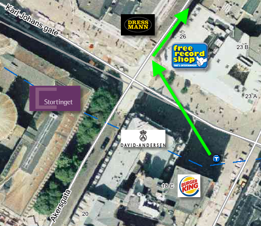 Map Stortinget