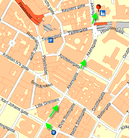 Map Stortinget - Kirken